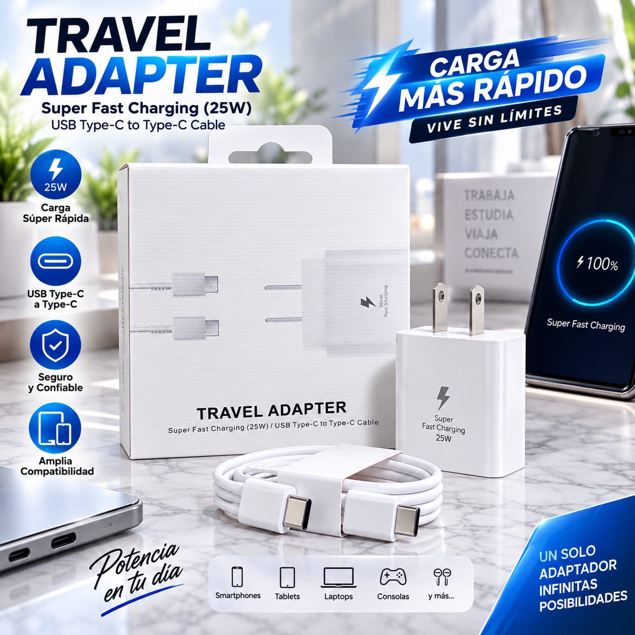 Cargador Samsung Completo 25W Generico